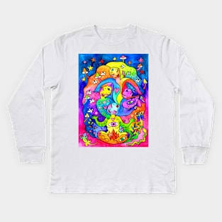 Spiritual Connection Kids Long Sleeve T-Shirt